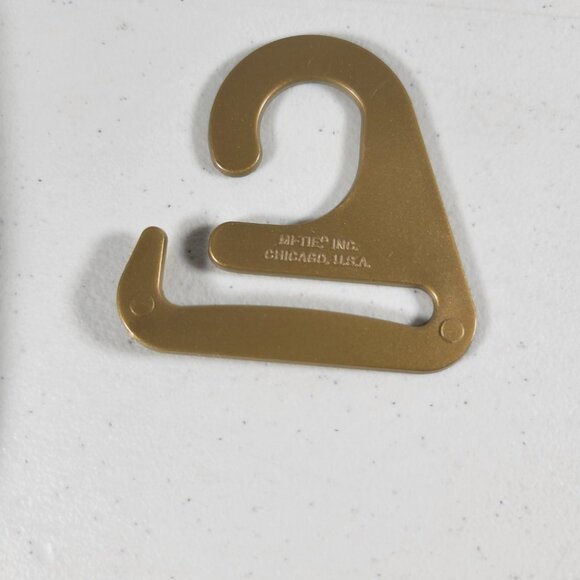 Calvin Klein Silk Tie Blue Red Gold Striped Mens Necktie 56 x 3.25 With Tie Hook - Picture 5 of 5